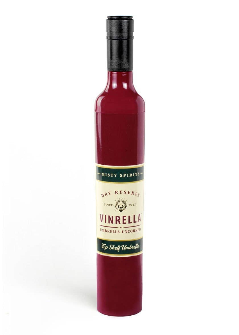 Burgundy Wine Bottle Umbrella - The Pink Pineapple 850