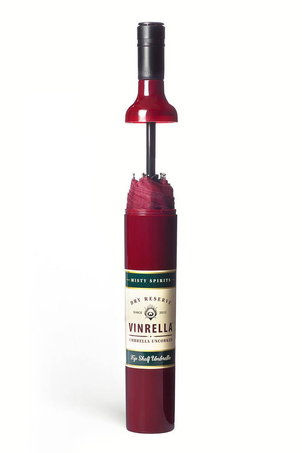 Burgundy Wine Bottle Umbrella - The Pink Pineapple 850