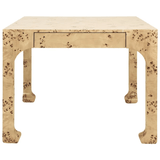 Burl Wood Pagoda Game Table - The Pink Pineapple 850
