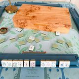 Burlwood Reserve Mahjong Tile Storage Box - The Pink Pineapple 850