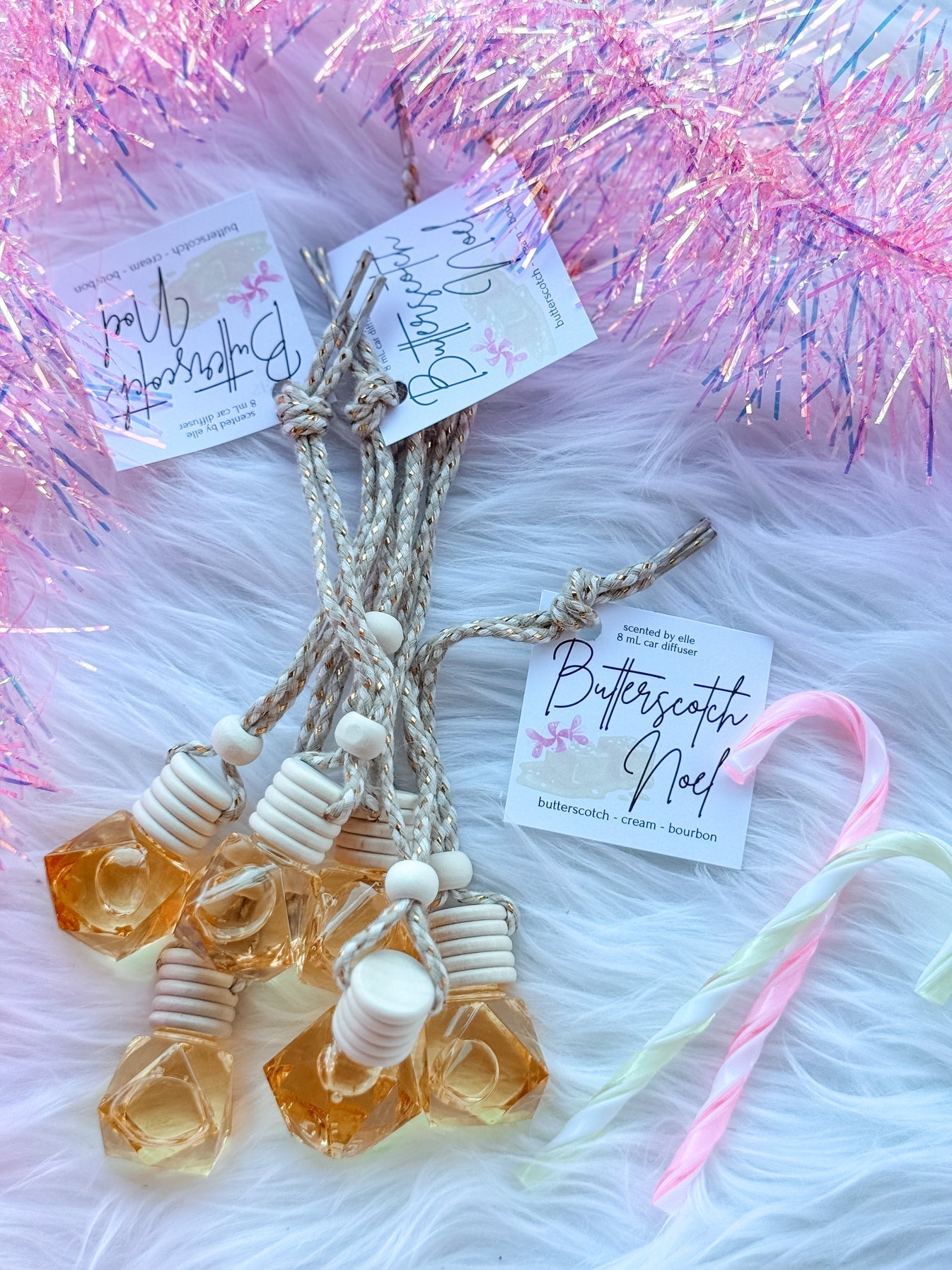 Butterscotch Noel Car Diffuser - The Pink Pineapple 850