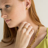 Button Studs Mini - The Pink Pineapple 850