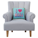I <3 Mahj Hook Accent Pillow