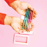 Gel Pen Set - Asst Colors w/ Sparkles - 5 Piece Set