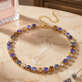 [Sorrelli] Matilda Choker Necklace – Blue Mix