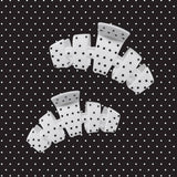 [Teleties] Classic Claw Clip | Large | White Polka Dot Party