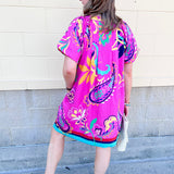 Cabana Muse Mini Dress - The Pink Pineapple 850