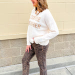 Café Cozy Lightweight Sweater - The Pink Pineapple 850