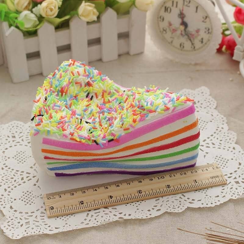 Cake Slice Toy with Rainbow Sprinkles - The Pink Pineapple 850