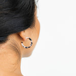 Cam Mini Hoops - Blonde Tortoise - The Pink Pineapple 850