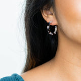 Cam Mini Hoops - Blonde Tortoise - The Pink Pineapple 850