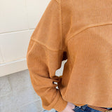 Camel Haven Knit Top - The Pink Pineapple 850