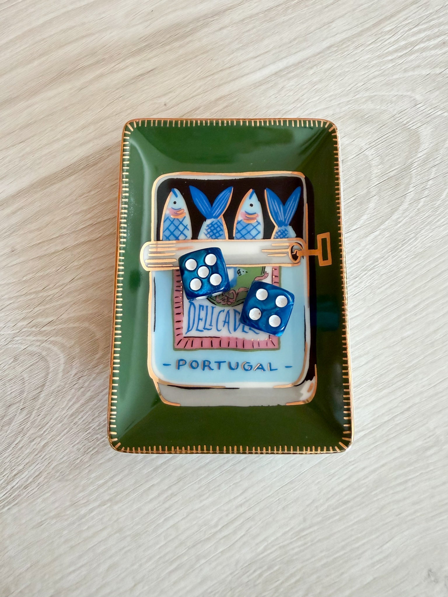 Can of Sardines Dice Catchall - The Pink Pineapple 850