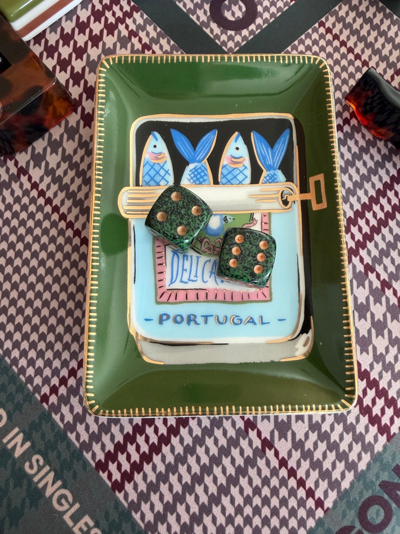 Can of Sardines Dice Catchall - The Pink Pineapple 850