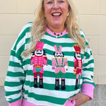 Candyland Nutcracker Crewneck - The Pink Pineapple 850