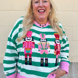 Candyland Nutcracker Crewneck - The Pink Pineapple 850