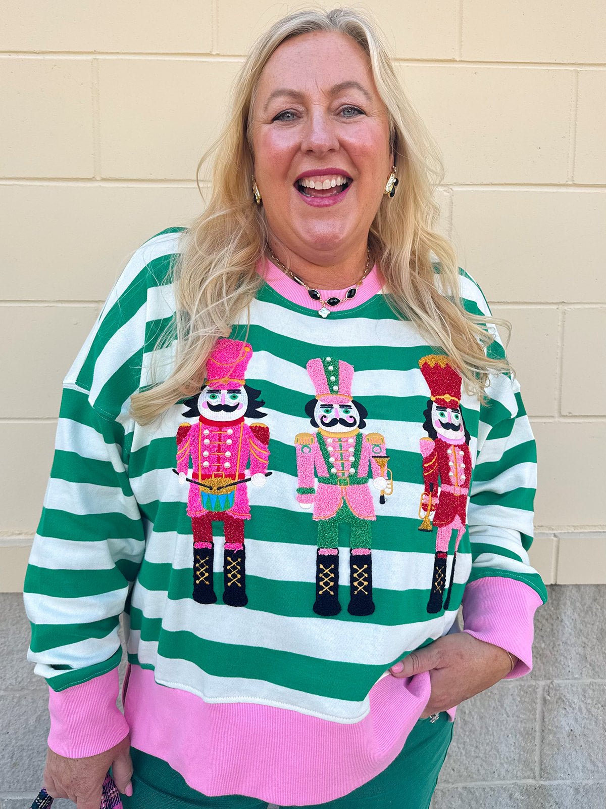 Candyland Nutcracker Crewneck - The Pink Pineapple 850