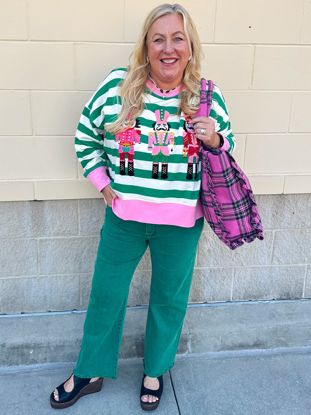 Candyland Nutcracker Crewneck - The Pink Pineapple 850