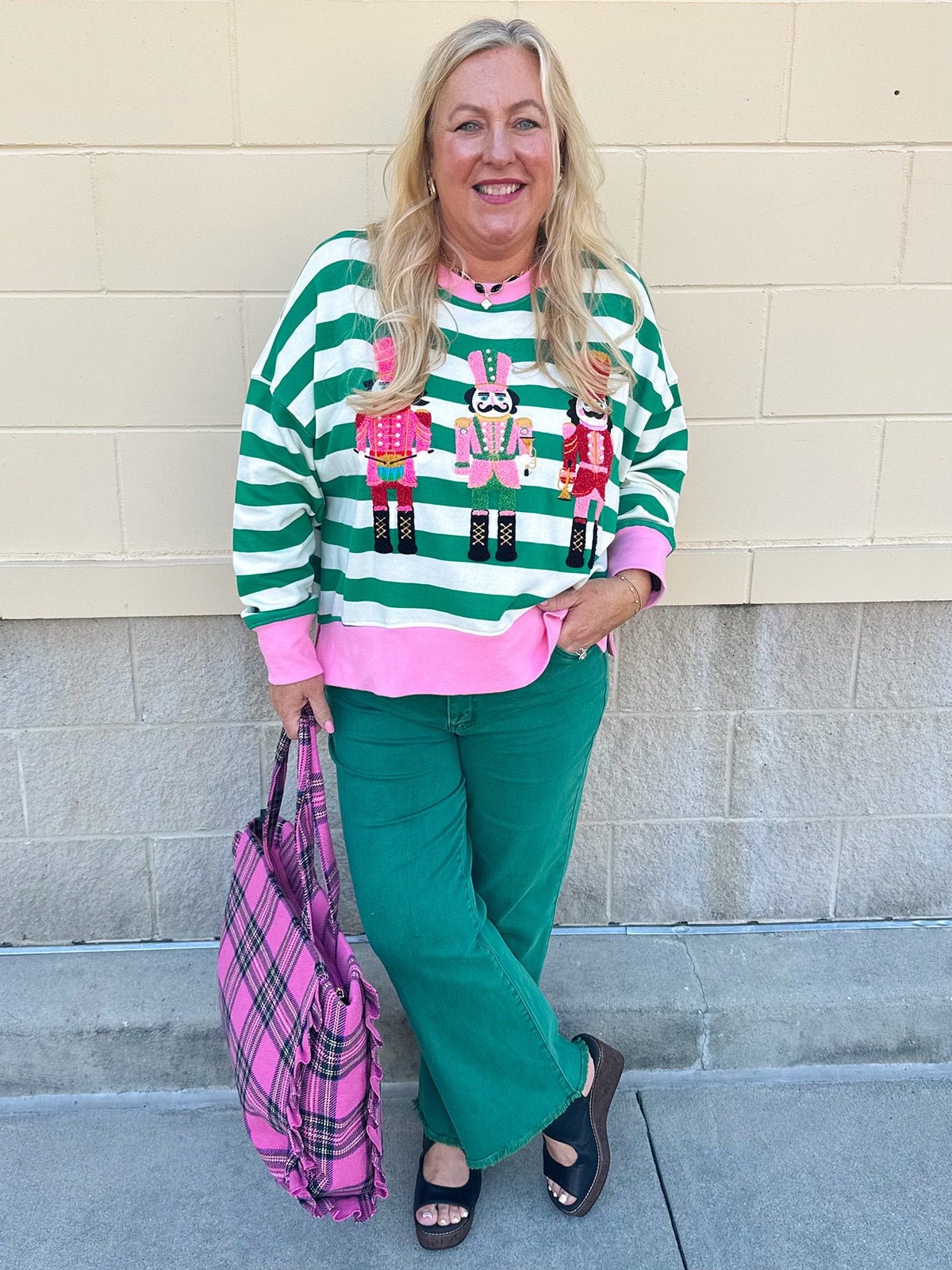 Candyland Nutcracker Crewneck - The Pink Pineapple 850