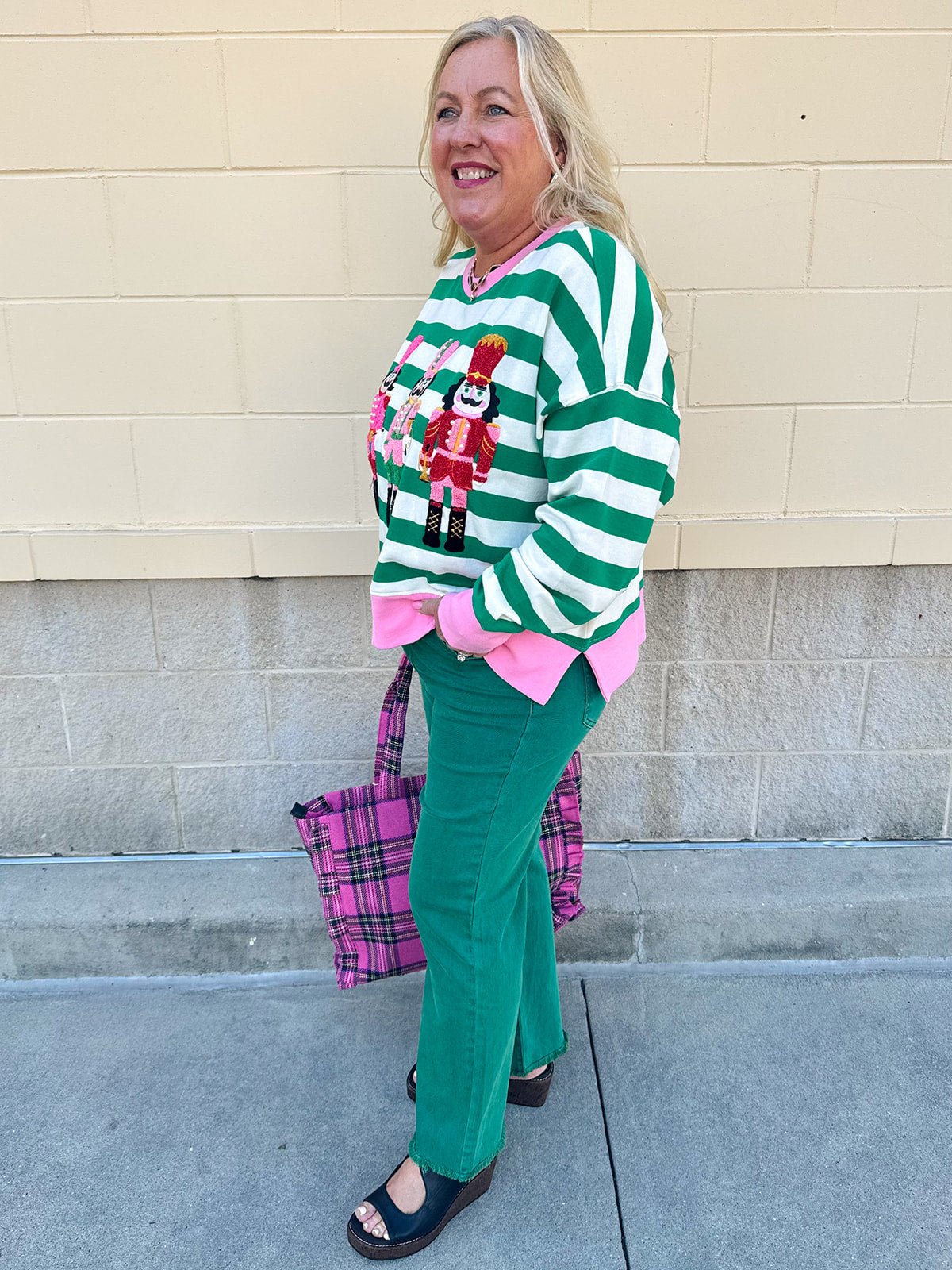 Candyland Nutcracker Crewneck - The Pink Pineapple 850