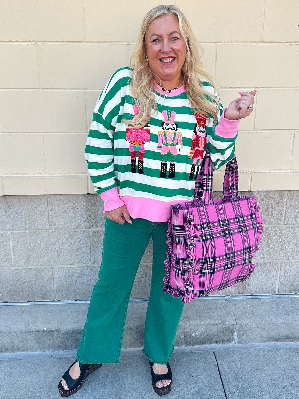 Candyland Nutcracker Crewneck - The Pink Pineapple 850