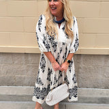 Canvas Reverie Tiered Midi Dress - The Pink Pineapple 850