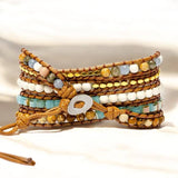 [Cape Diablo] Azure Terra Jasper Apple Watch Strap - The Pink Pineapple 850