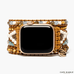 [Cape Diablo] Azure Terra Jasper Apple Watch Strap - The Pink Pineapple 850