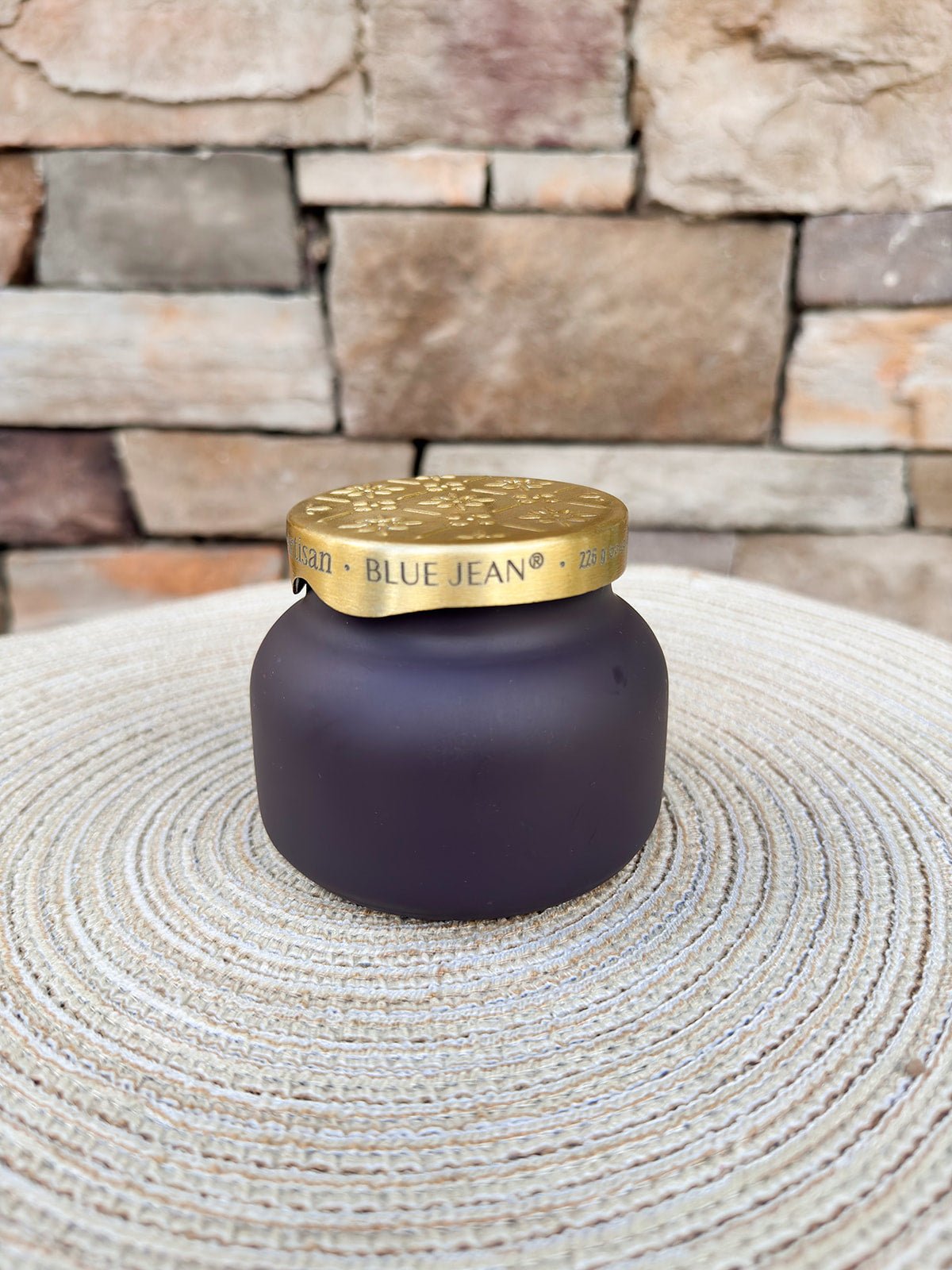 [Capri Blue] Blue Jean Terrazza Velluto Petite Candle - The Pink Pineapple 850