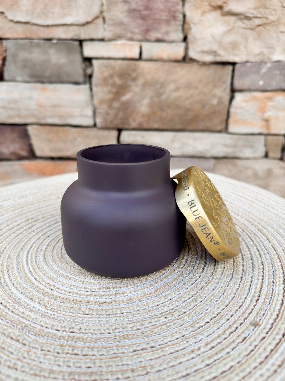 [Capri Blue] Blue Jean Terrazza Velluto Petite Candle - The Pink Pineapple 850