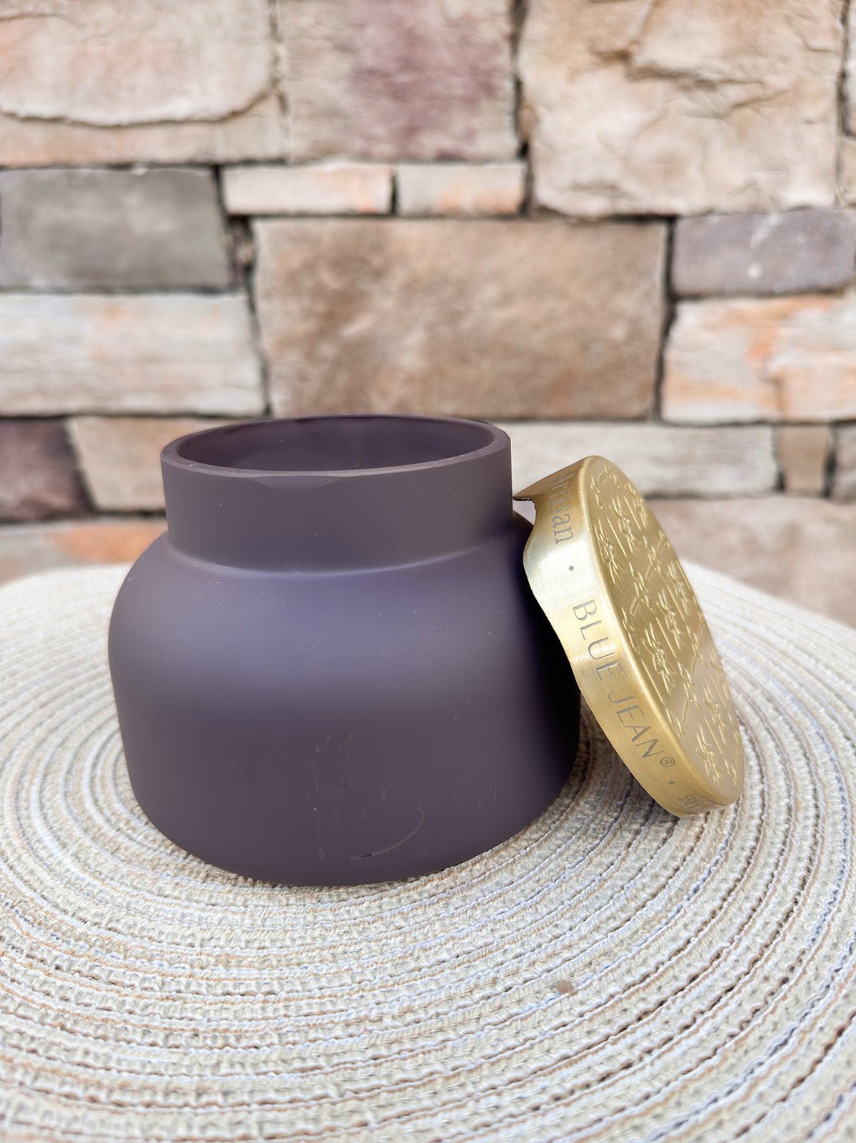 [Capri Blue] Blue Jean Terrazza Velluto Signature Candle - The Pink Pineapple 850