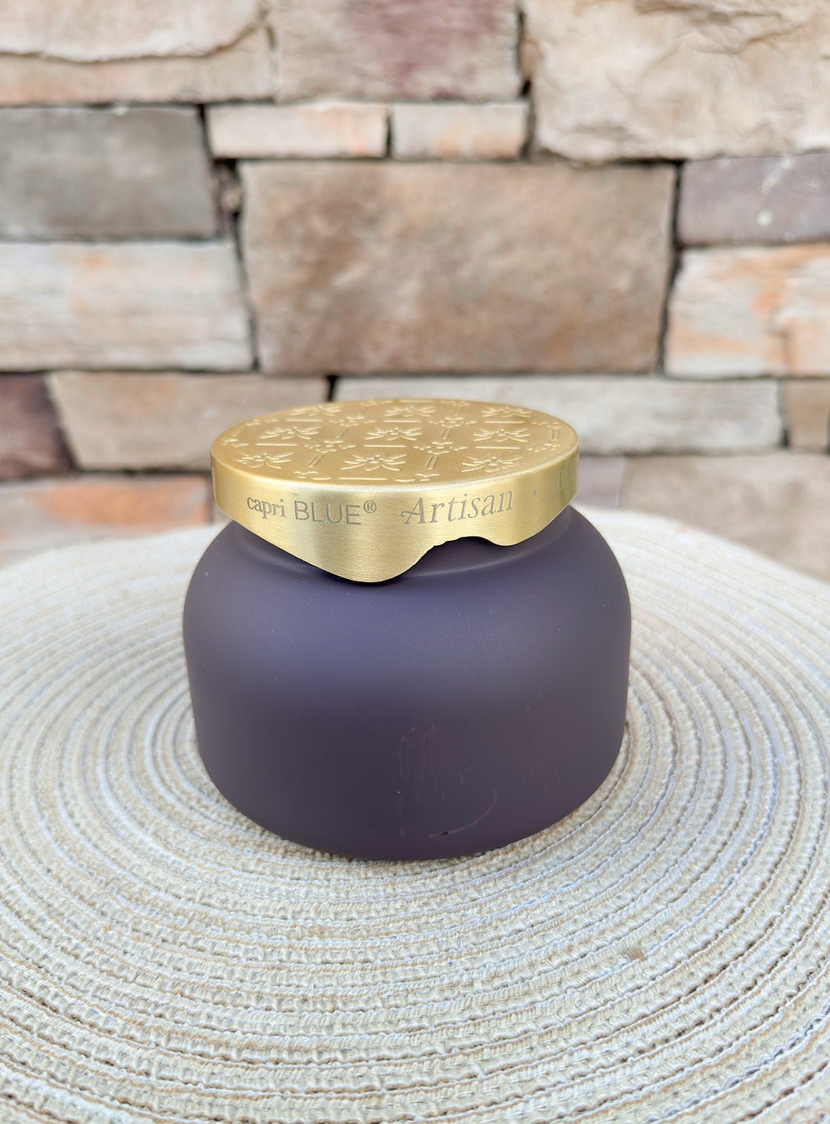 [Capri Blue] Blue Jean Terrazza Velluto Signature Candle - The Pink Pineapple 850