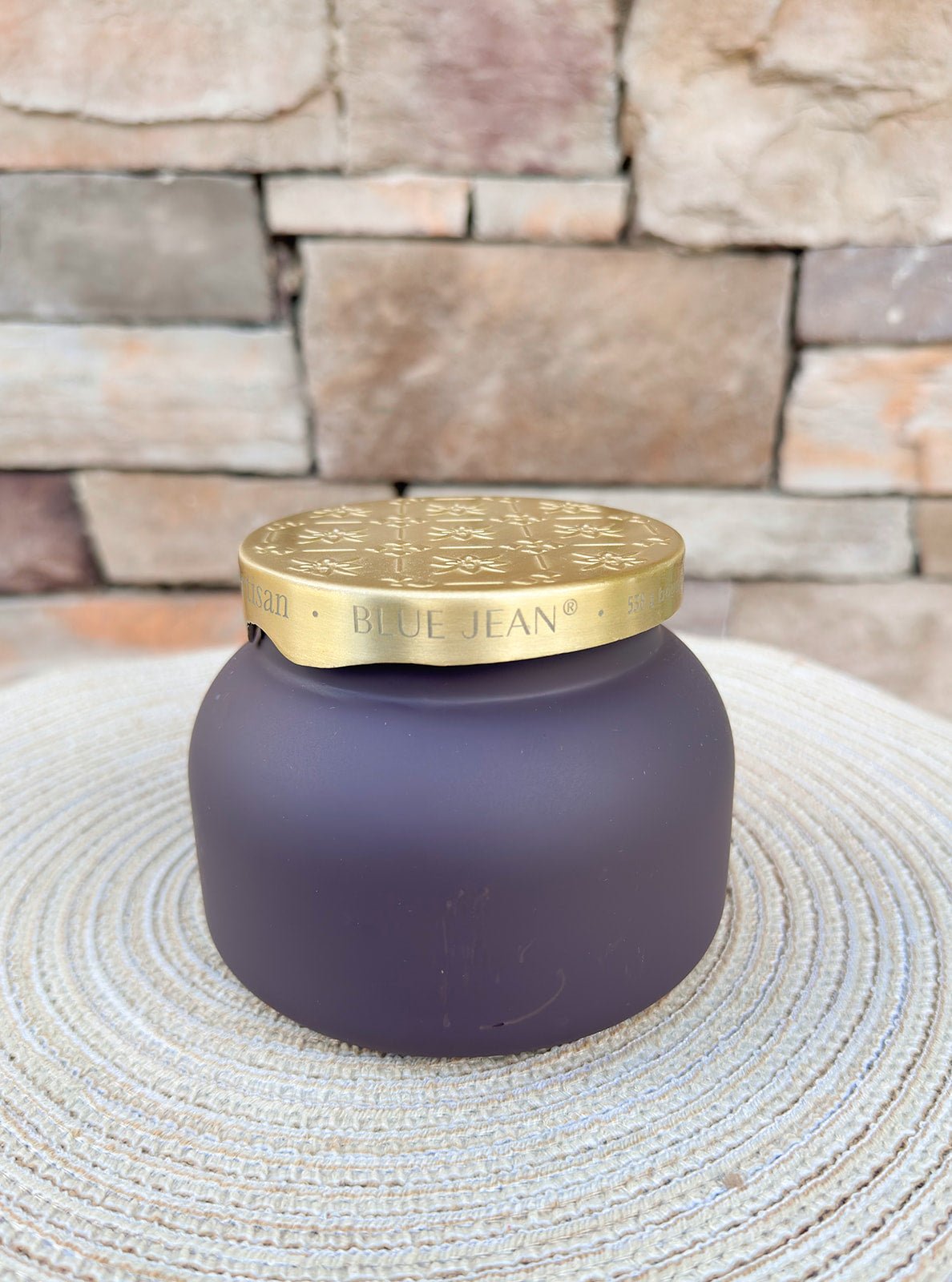 [Capri Blue] Blue Jean Terrazza Velluto Signature Candle - The Pink Pineapple 850