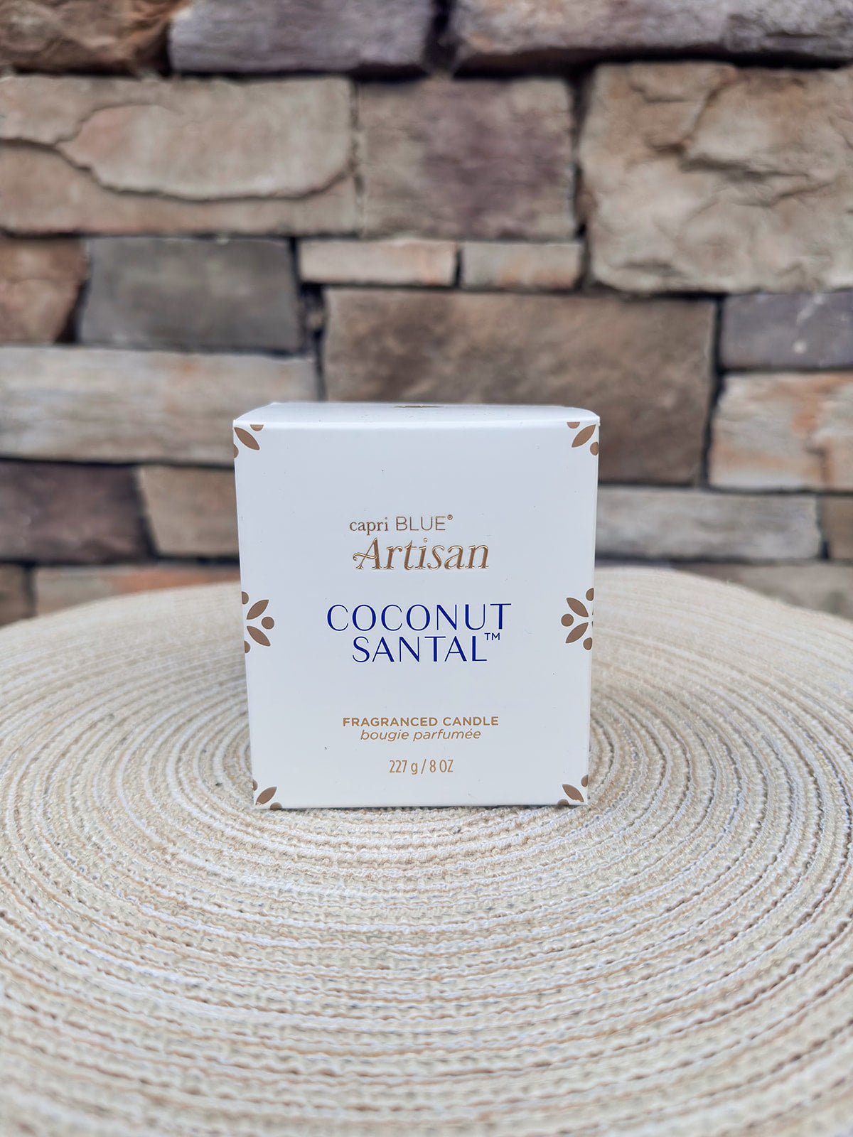 [Capri Blue] Coconut Santal Terrazza Velluto Boxed Tumbler Candle - The Pink Pineapple 850