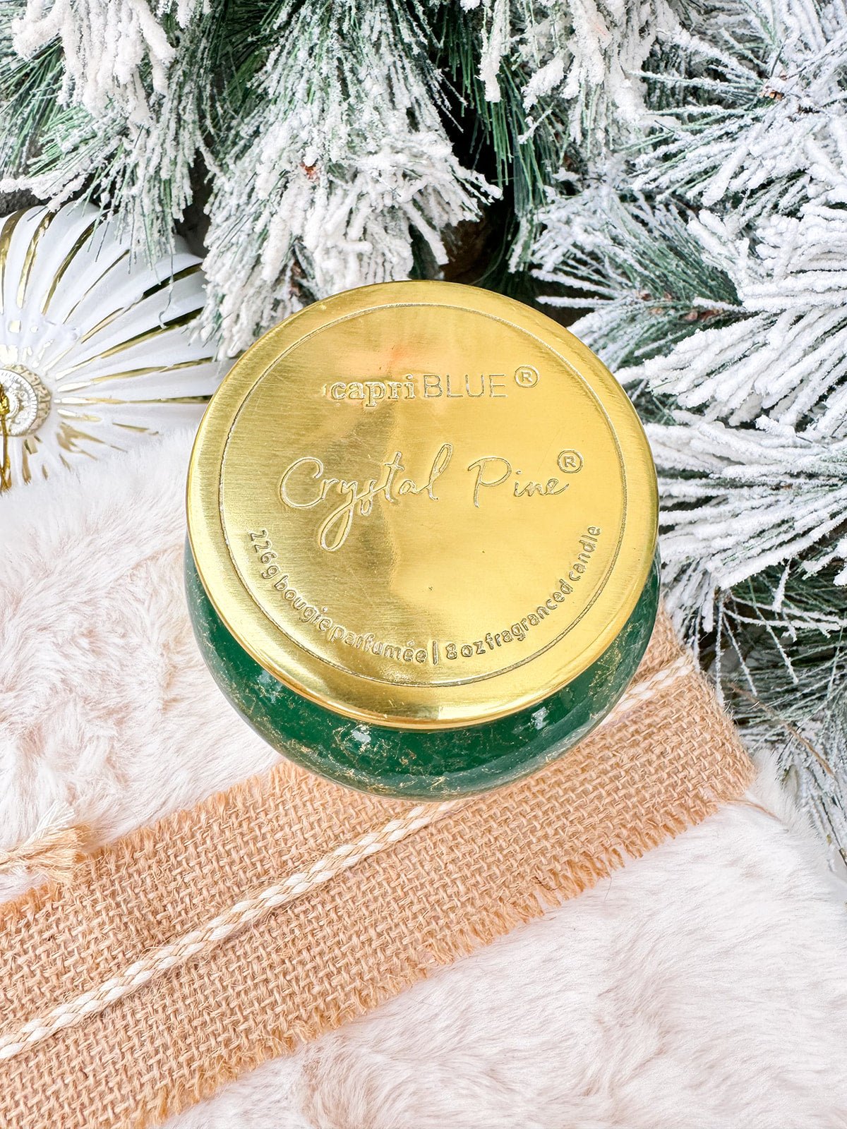 Capri Blue Crystal Pine Glimmer Petite Candle 8oz - The Pink Pineapple 850