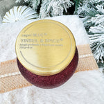 Capri Blue Glam Tinsel and Spice Petite Candle 8oz - The Pink Pineapple 850