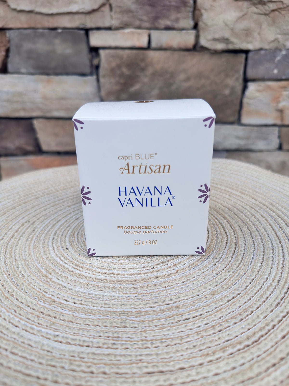 [Capri Blue] Havana Vanilla Terrazza Velluto Boxed Tumbler Candle - The Pink Pineapple 850