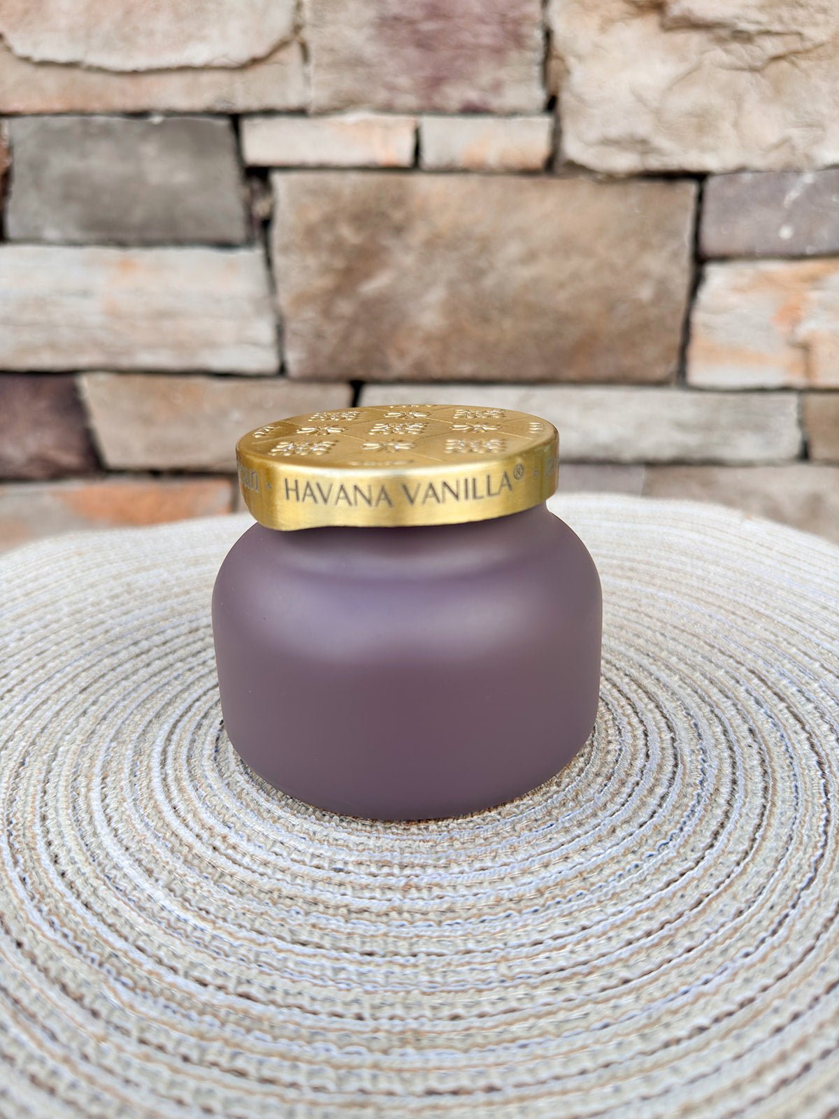 [Capri Blue] Havana Vanilla Terrazza Velluto Petite Candle - The Pink Pineapple 850
