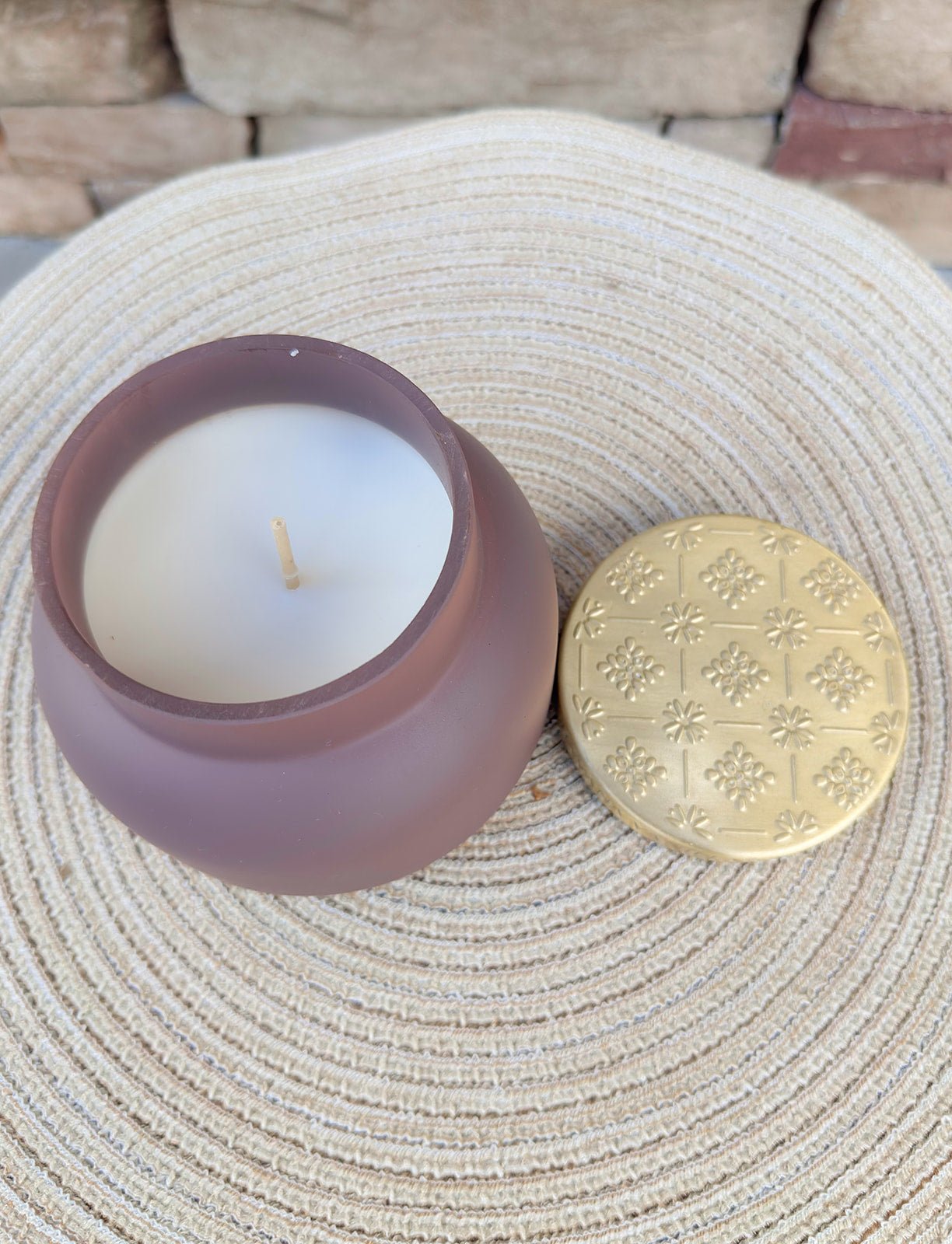 [Capri Blue] Havana Vanilla Terrazza Velluto Signature Candle - The Pink Pineapple 850