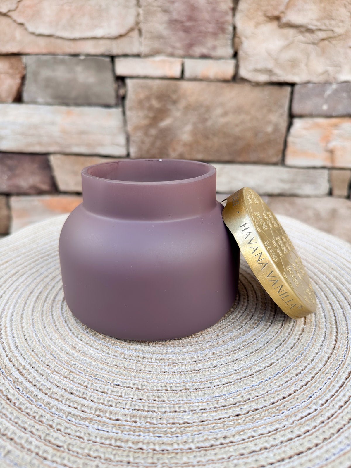 [Capri Blue] Havana Vanilla Terrazza Velluto Signature Candle - The Pink Pineapple 850