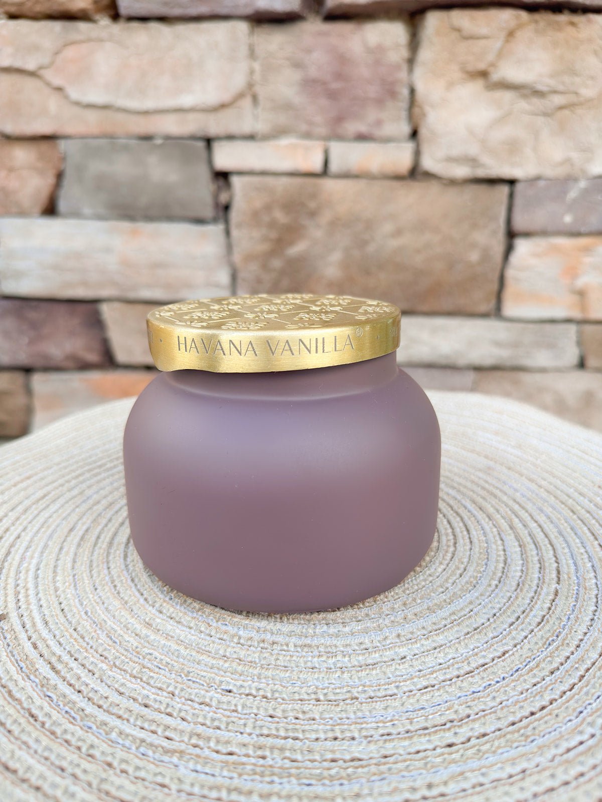 [Capri Blue] Havana Vanilla Terrazza Velluto Signature Candle - The Pink Pineapple 850