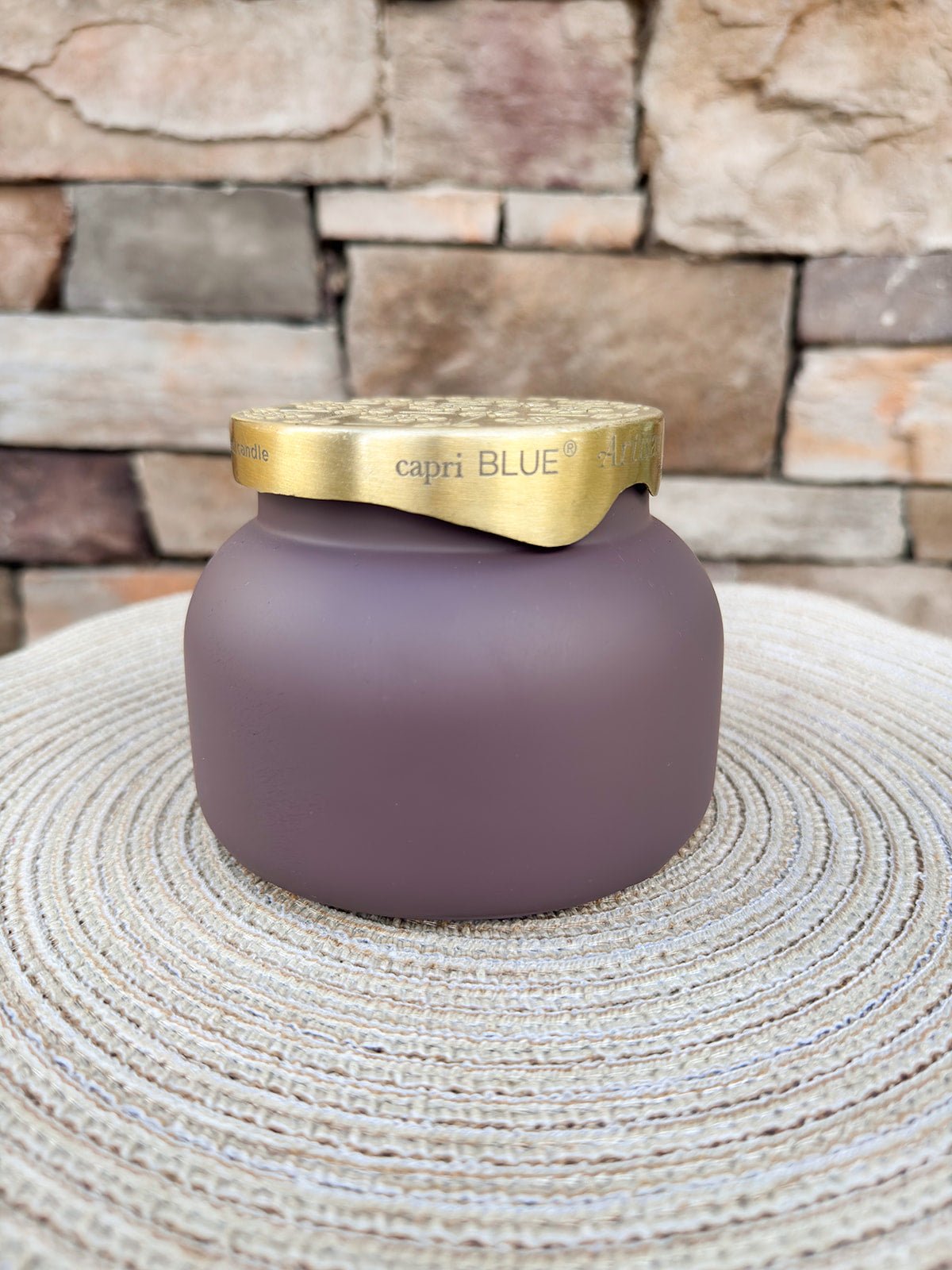 [Capri Blue] Havana Vanilla Terrazza Velluto Signature Candle - The Pink Pineapple 850