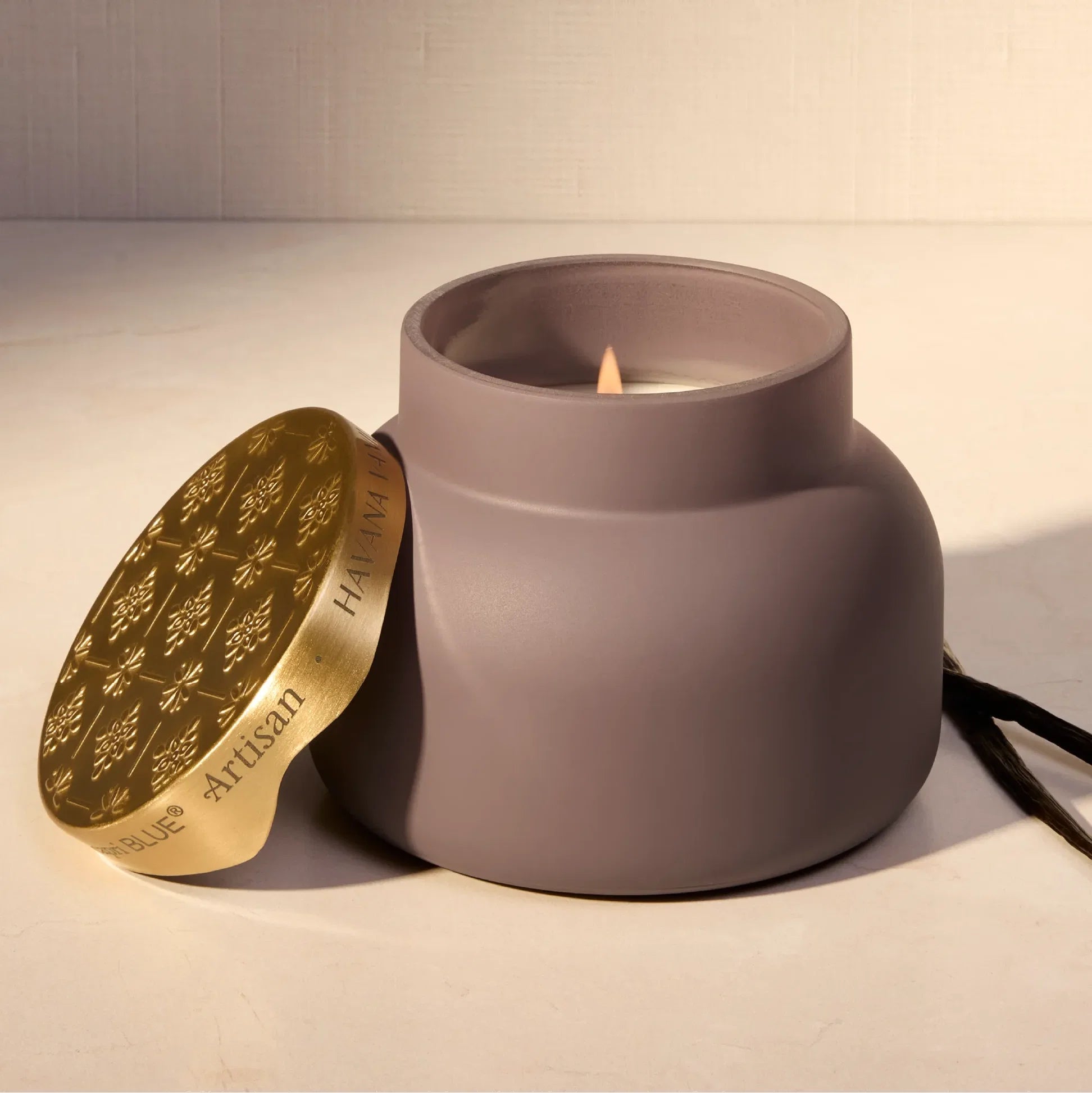 [Capri Blue] Havana Vanilla Terrazza Velluto Signature Candle - The Pink Pineapple 850