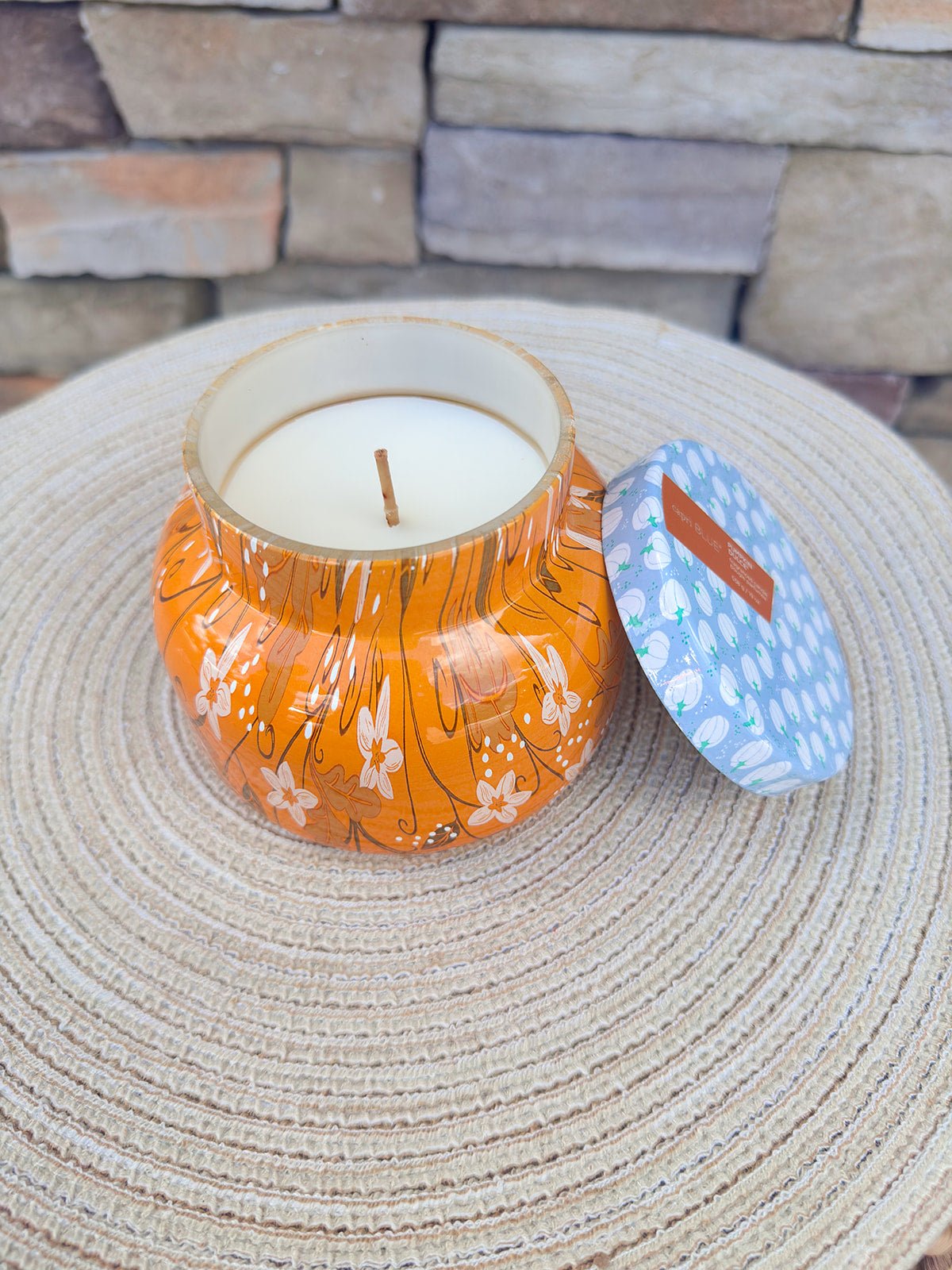 Capri Blue Holiday Pattern Play Pumpkin Dulce Candle 19oz Jar - The Pink Pineapple 850