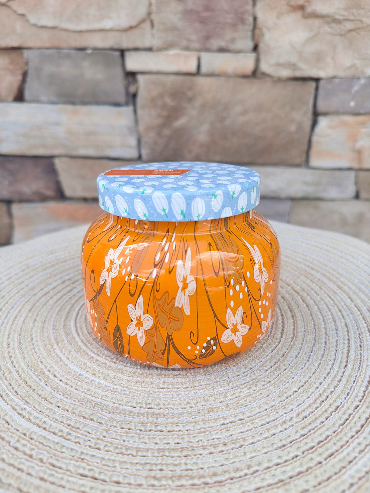 Capri Blue Holiday Pattern Play Pumpkin Dulce Candle 19oz Jar - The Pink Pineapple 850