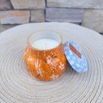 Capri Blue Holiday Pattern Play Pumpkin Dulce Candle Petite Jar 8oz - The Pink Pineapple 850