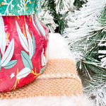 Capri Blue Holiday Pattern Play Tinsel and Spice Candle Petite Jar 8oz - The Pink Pineapple 850