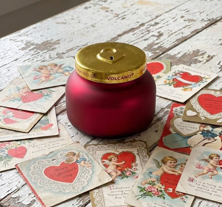 Capri Blue Love Lock Candle in Volcano - The Pink Pineapple 850