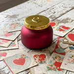 Capri Blue Love Lock Candle in Volcano - The Pink Pineapple 850