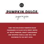 [Capri Blue] Pumpkin Dulce Glam Petite Candle 8oz - The Pink Pineapple 850